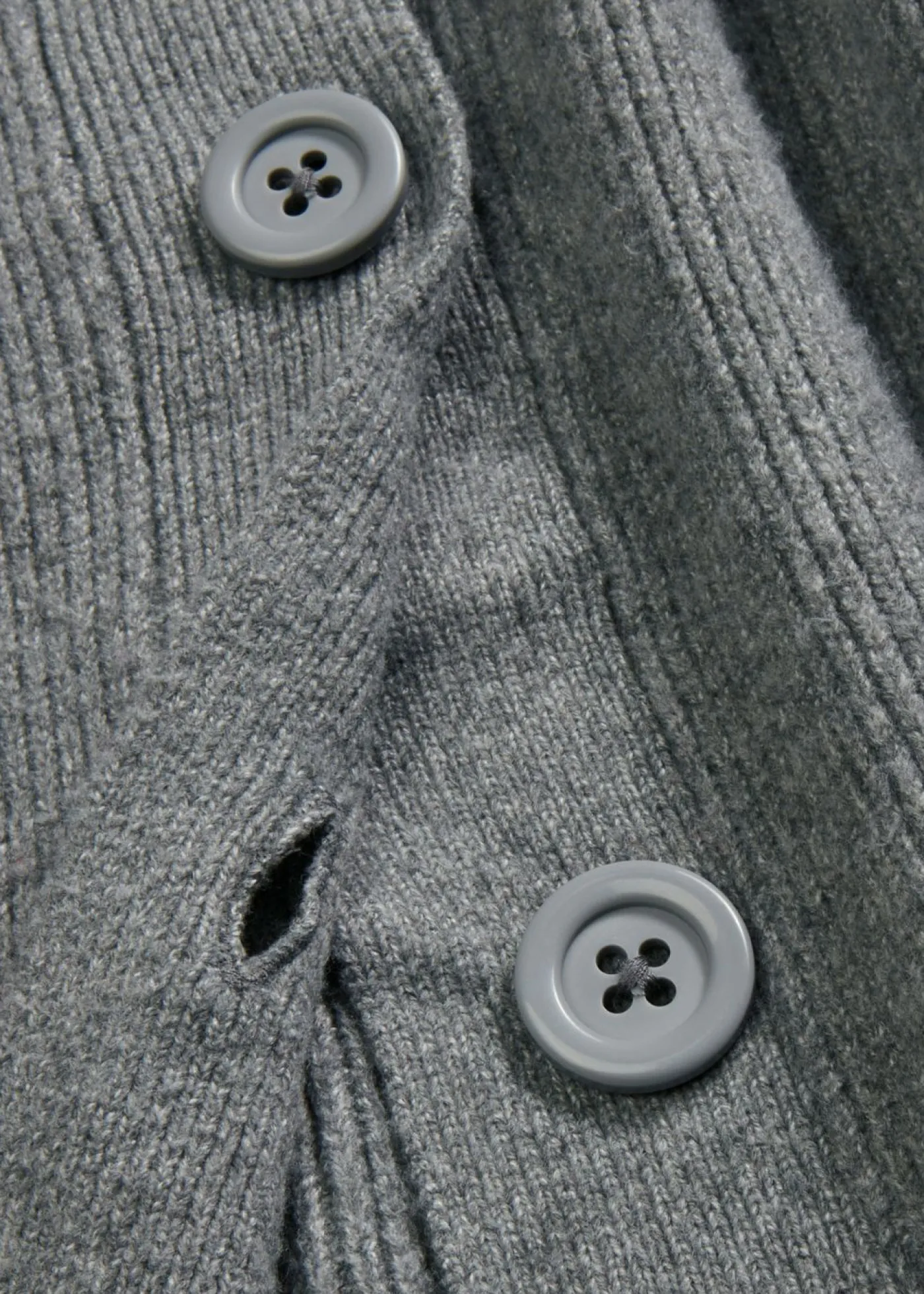bonprix bonprix Chaqueta holgada de punto gris jaspeado moteado Online