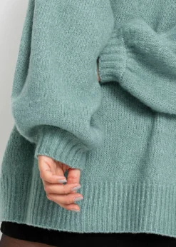 bonprix bonprix Chaqueta holgada de punto salvia fumémoteado Best