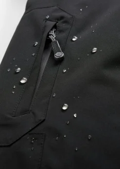 bonprix bonprix Chaqueta impermeable de esquí con protector antinieve Negro Outlet