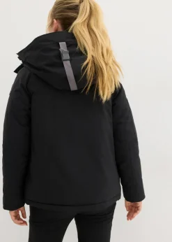 bonprix bonprix Chaqueta impermeable de esquí con protector antinieve Negro Outlet