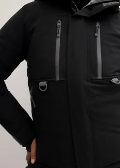 bonprix bonprix Chaqueta impermeable de esquí con protector antinieve Negro Outlet