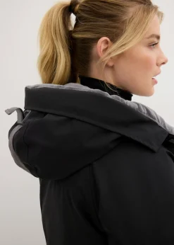 bonprix bonprix Chaqueta impermeable de esquí con protector antinieve Negro Outlet