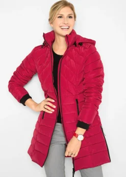 bonprix bonprix Chaqueta larga acolchada con relleno Rojo New