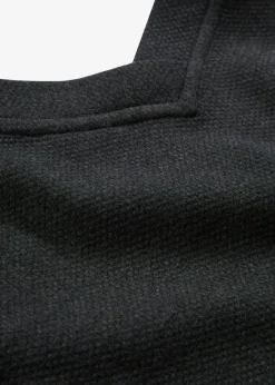 bonprix bonprix Chaqueta larga de chándal en suave mezcla de algodón Antracita jaspeado Sale