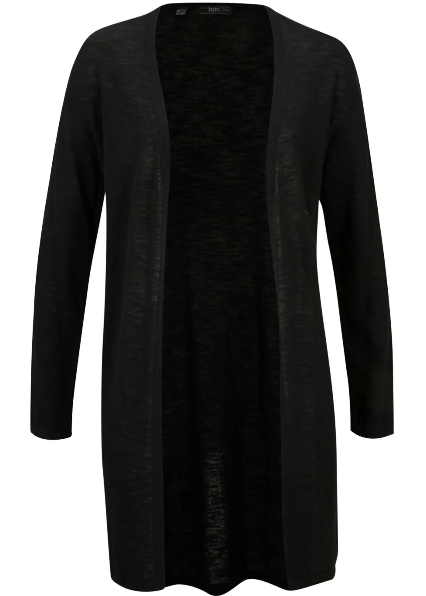 bonprix bonprix Chaqueta larga de punto Negro Sale
