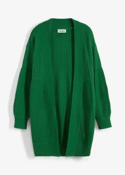 bonprix bonprix Chaqueta larga de punto Verde Sale
