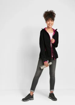 bonprix bonprix Chaqueta ligera de tejido Softshell Negro Online