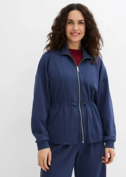 bonprix bonprix Chaqueta oversize de neopreno suave Azul marino Hot