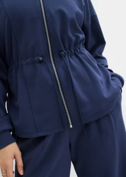 bonprix bonprix Chaqueta oversize de neopreno suave Azul marino Hot