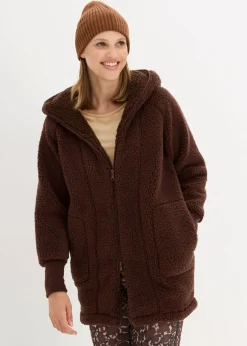 bonprix bonprix Chaqueta polar Marrón tierra New