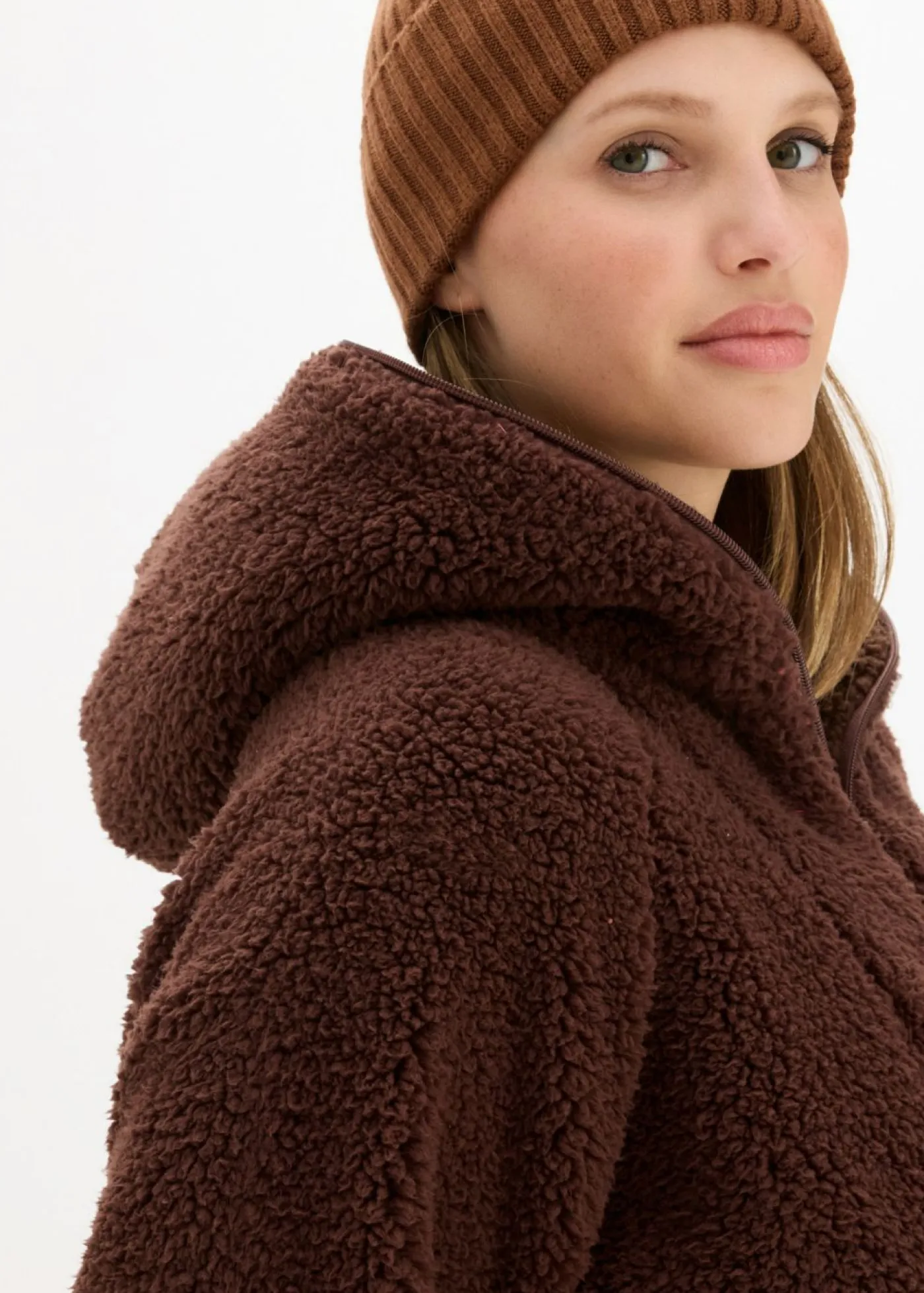 bonprix bonprix Chaqueta polar Marrón tierra New