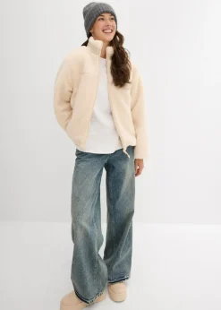 bonprix bonprix Chaqueta polar gris guijarro New
