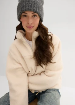 bonprix bonprix Chaqueta polar gris guijarro New