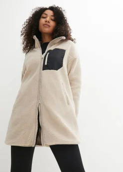 bonprix bonprix Chaqueta polar gris piedra Outlet