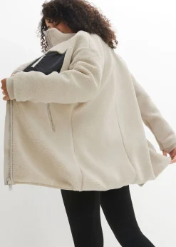 bonprix bonprix Chaqueta polar gris piedra Outlet