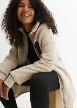 bonprix bonprix Chaqueta polar gris piedra Outlet
