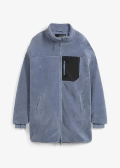 bonprix bonprix Chaqueta polar Azul ahumado Clearance