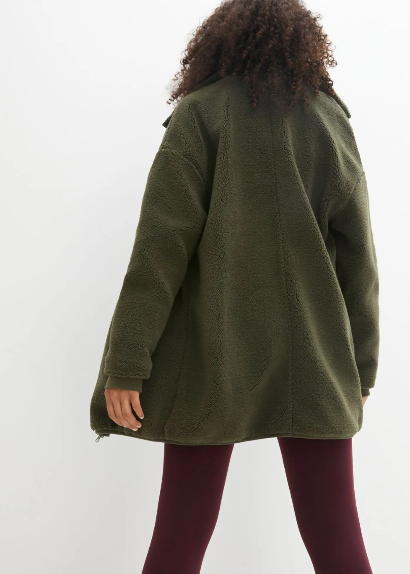 bonprix bonprix Chaqueta polar Verde oliva oscuro Best