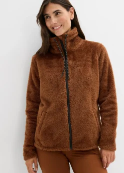 bonprix bonprix Chaqueta polar marrón ladrillo Sale