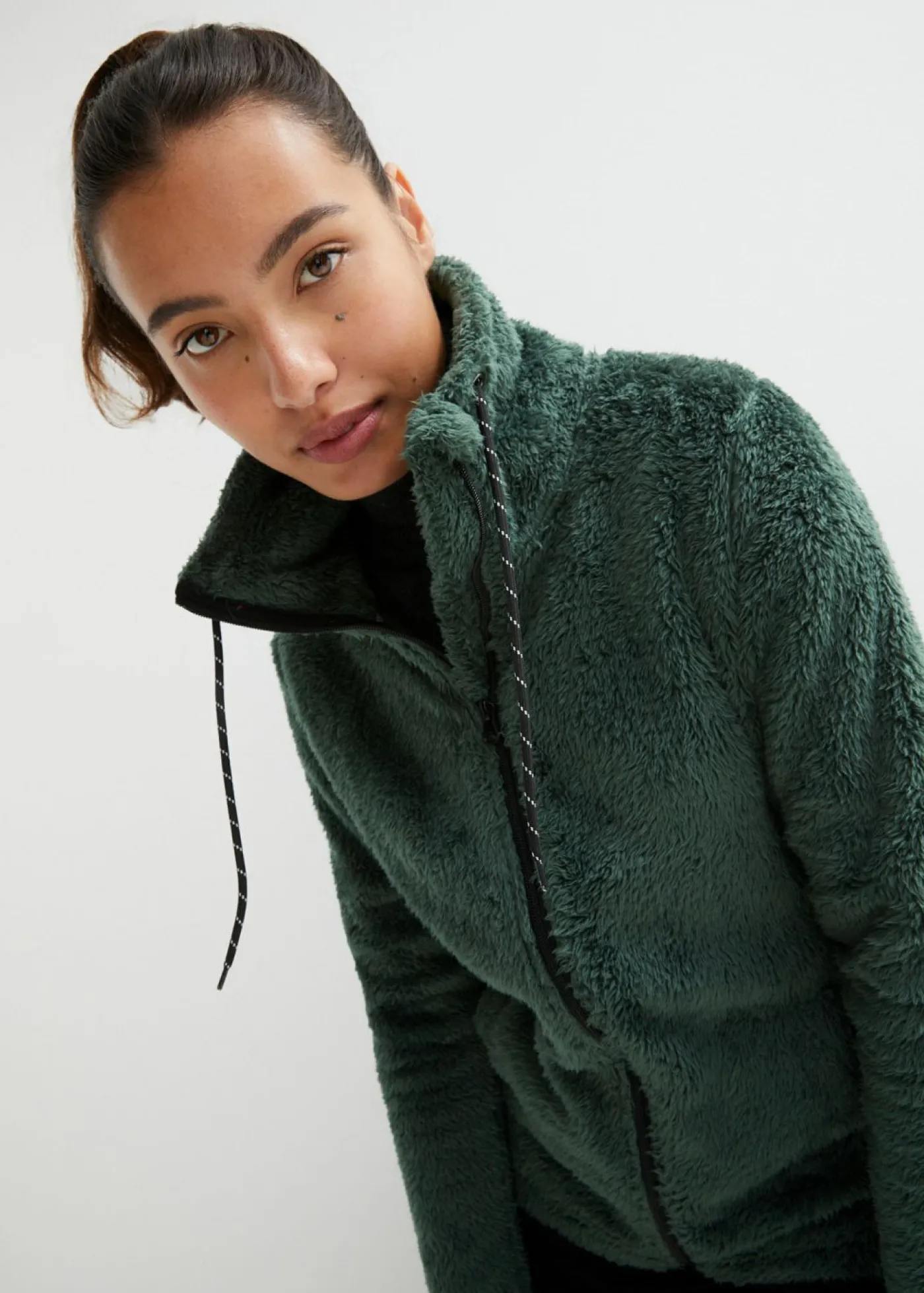 bonprix bonprix Chaqueta polar verde sombra Discount