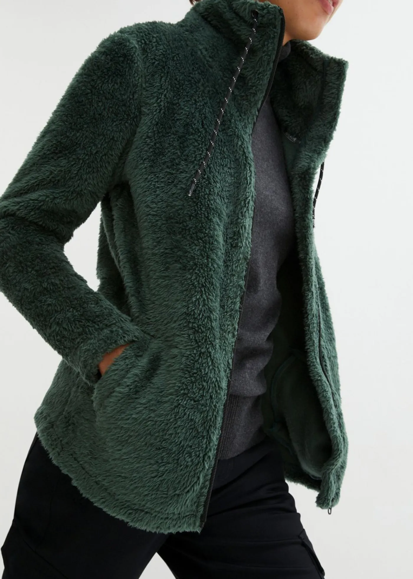 bonprix bonprix Chaqueta polar verde sombra Discount