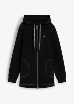 bonprix bonprix Chaqueta polar con bolsillos con cremallera Negro Best