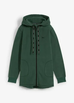 bonprix bonprix Chaqueta polar con bolsillos con cremallera verde mate Discount