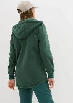 bonprix bonprix Chaqueta polar con bolsillos con cremallera verde mate Discount