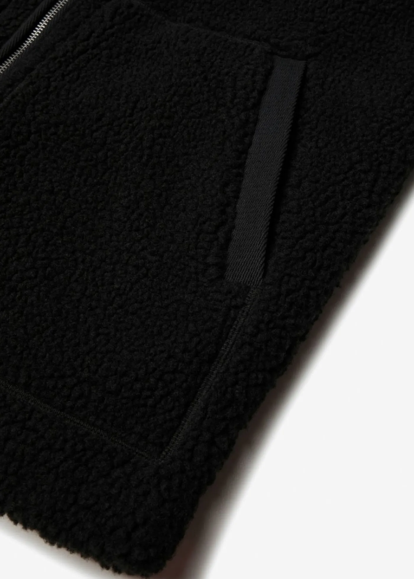 bonprix bonprix Chaqueta polar con forro Negro Discount