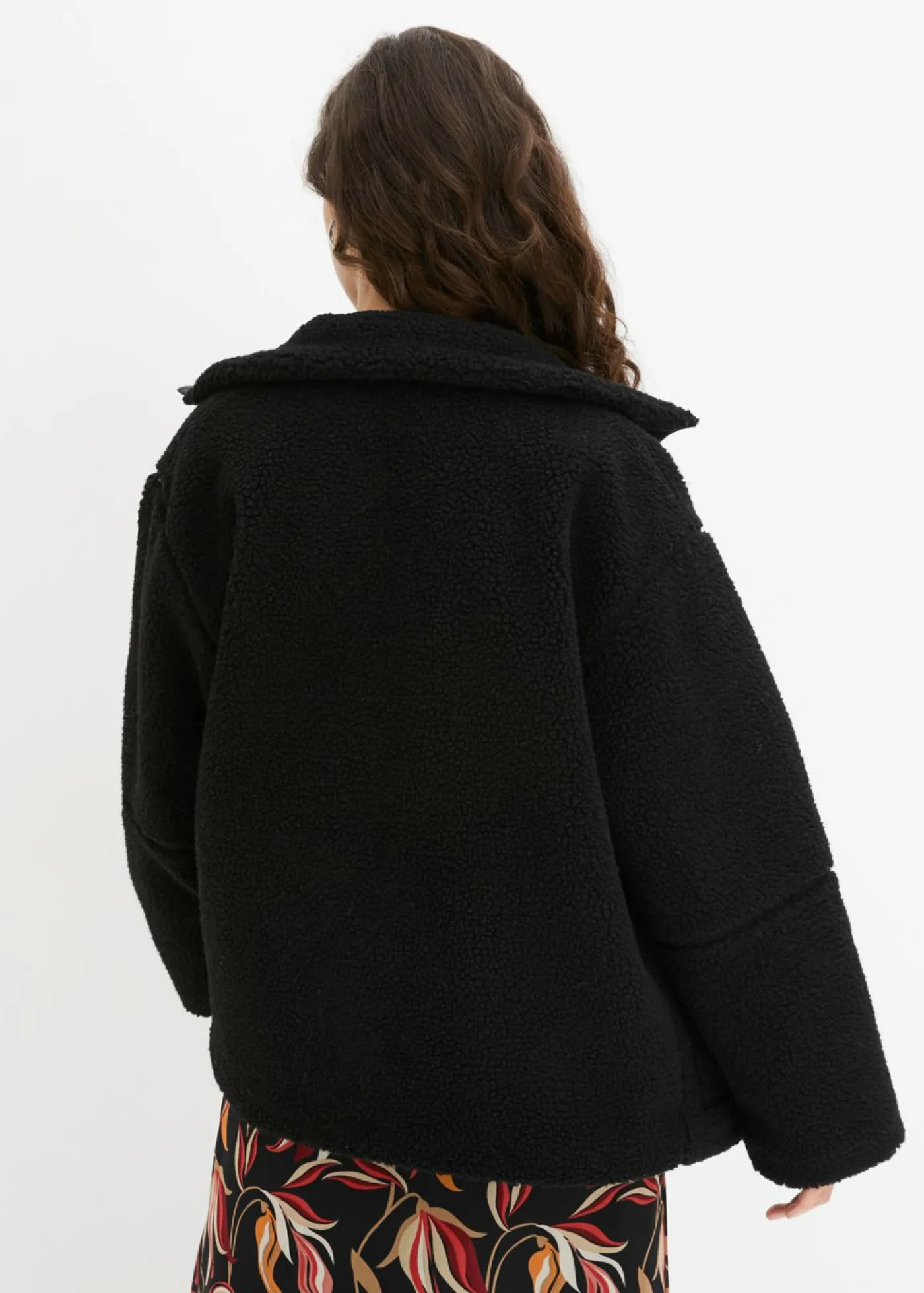bonprix bonprix Chaqueta polar con forro Negro Discount