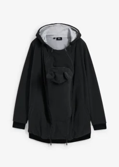 bonprix bonprix Chaqueta polar premamá/de porteo Negro Discount