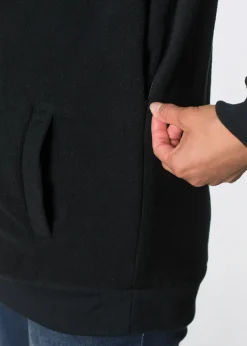 bonprix bonprix Chaqueta polar premamá/de porteo Negro Discount