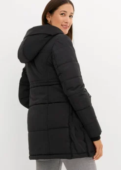 bonprix bonprix Chaqueta premamá 3 en 1 con inserto de porteo Negro Best