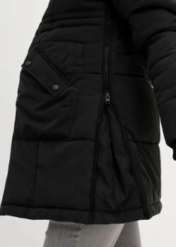 bonprix bonprix Chaqueta premamá 3 en 1 con inserto de porteo Negro Best