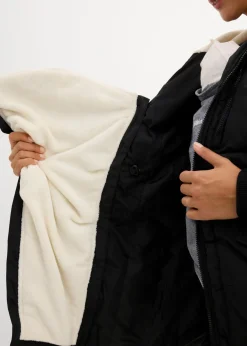 bonprix bonprix Chaqueta premamá 3 en 1 con inserto de porteo Negro Best