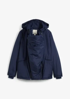 bonprix bonprix Chaqueta premamá 3 en 1 con inserto de porteo Azul marino Outlet
