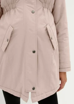 bonprix bonprix Chaqueta premamá funcional y de porteo 3 en 1 Rosa mate Hot