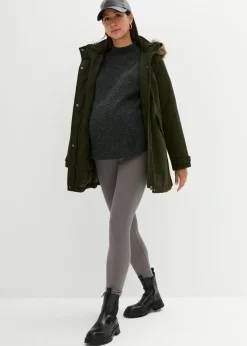 bonprix bonprix Chaqueta premamá funcional y de porteo 3 en 1 Verde oliva Discount