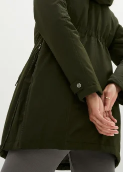 bonprix bonprix Chaqueta premamá funcional y de porteo 3 en 1 Verde oliva Discount