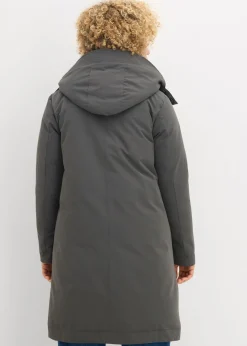 bonprix bonprix Chaqueta repelente al agua para exteriores con aspecto 2 en 1 antracita New