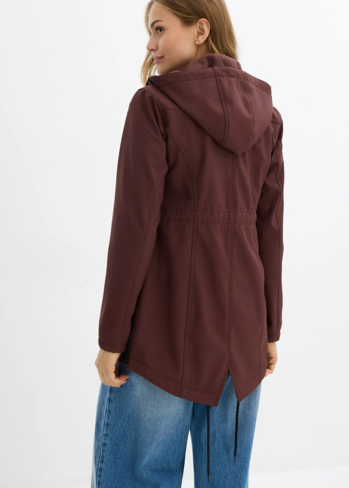 bonprix bonprix Chaqueta softshell de porteo/premamá con ancho regulable Marrón tierra New