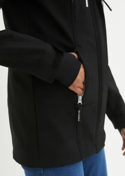bonprix bonprix Chaqueta softshell repelente al agua Negro