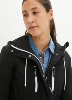 bonprix bonprix Chaqueta softshell repelente al agua Negro