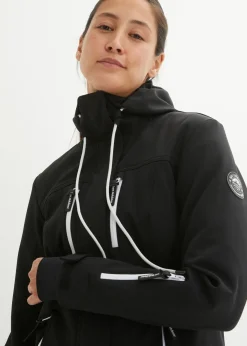 bonprix bonprix Chaqueta softshell repelente al agua Negro