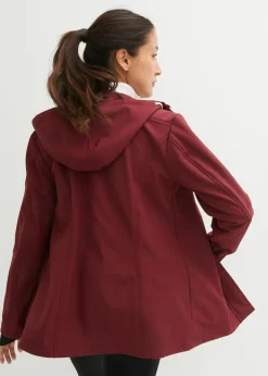bonprix bonprix Chaqueta softshell repelente al agua rojo avellana New