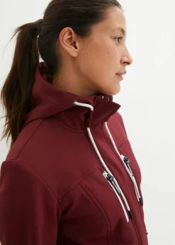 bonprix bonprix Chaqueta softshell repelente al agua rojo avellana New
