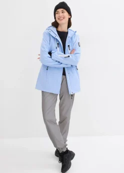 bonprix bonprix Chaqueta softshell repelente al agua Azul perla + blanco Best