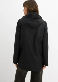 bonprix bonprix Chaqueta ultraligera premamá/de porteo resistente al viento y a la lluvia Negro New
