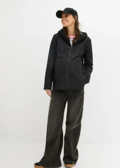 bonprix bonprix Chaqueta ultraligera premamá/de porteo resistente al viento y a la lluvia Negro New