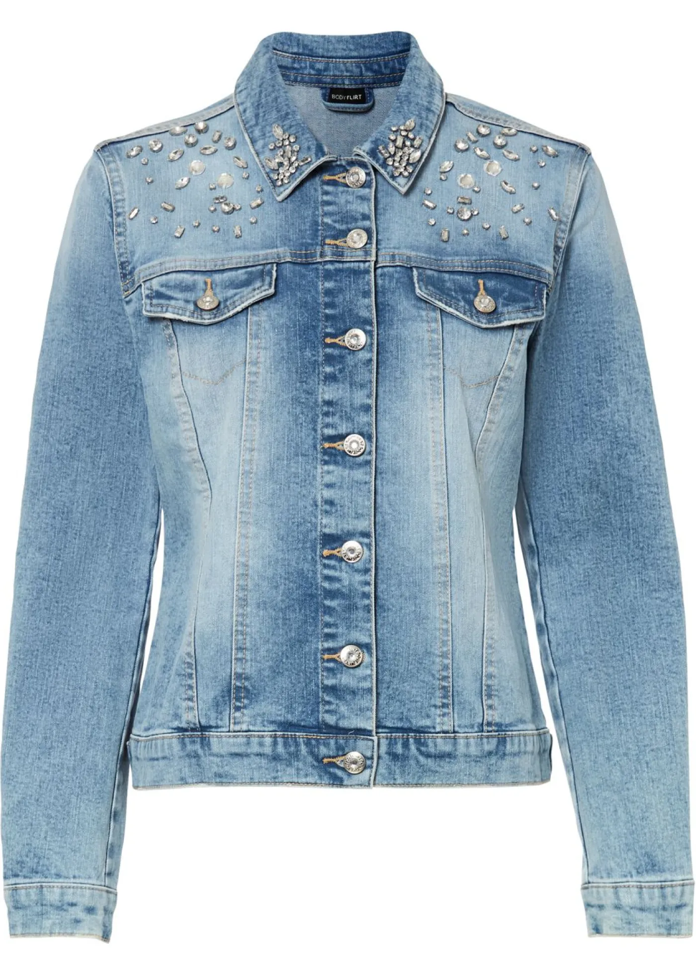 bonprix bonprix Chaqueta vaquera denim azul New